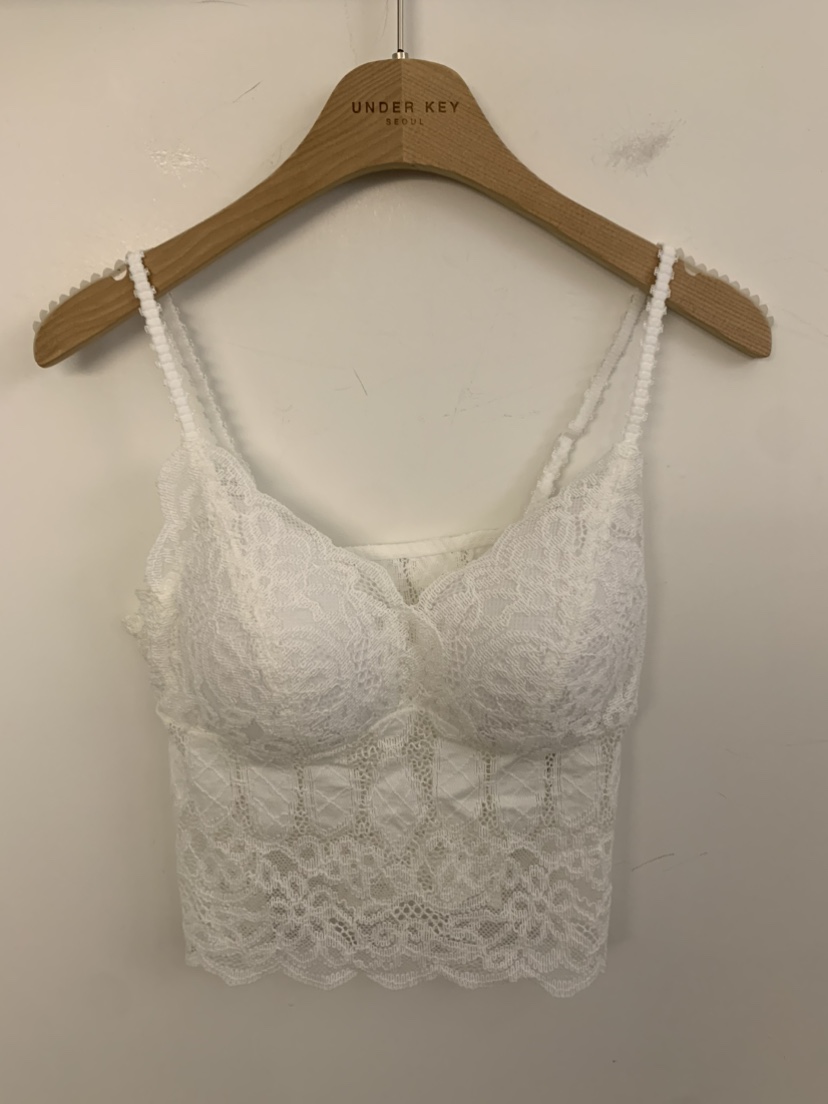 UNDER KEY東大門㊣代購女士新款25春夏熱賣真品吊帶背心蕾絲UNDER KEY吊帶/背心圖色2