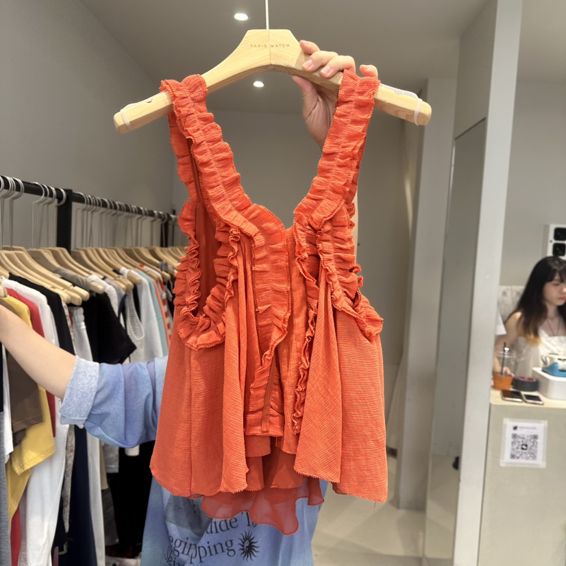 PARIS MATCH韓國直郵㊣女裝新品時尚職業真品人氣吊帶背心PARIS MATCH吊帶/背心圖色2