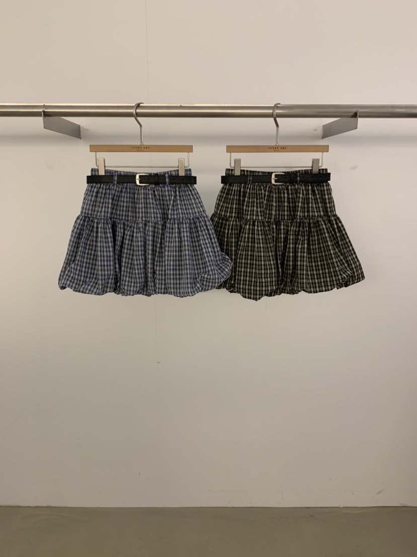 UNDER KEY東大門㊣代購女士新款熱賣真品人氣時尚短裙含腰帶UNDER KEY短裙