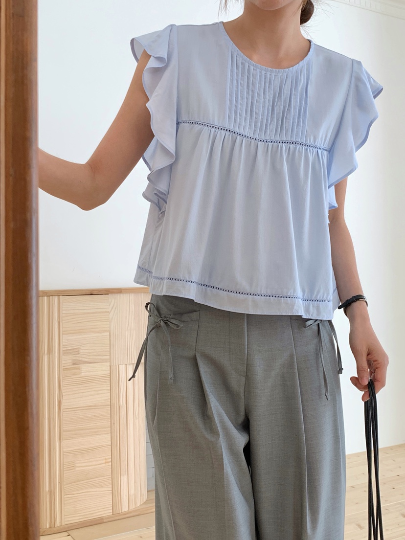 RE:OPENING韓國代購㊣女裝新款推薦人氣真品職業襯衫蕾絲衫RE:OPENING襯衫/蕾絲衫