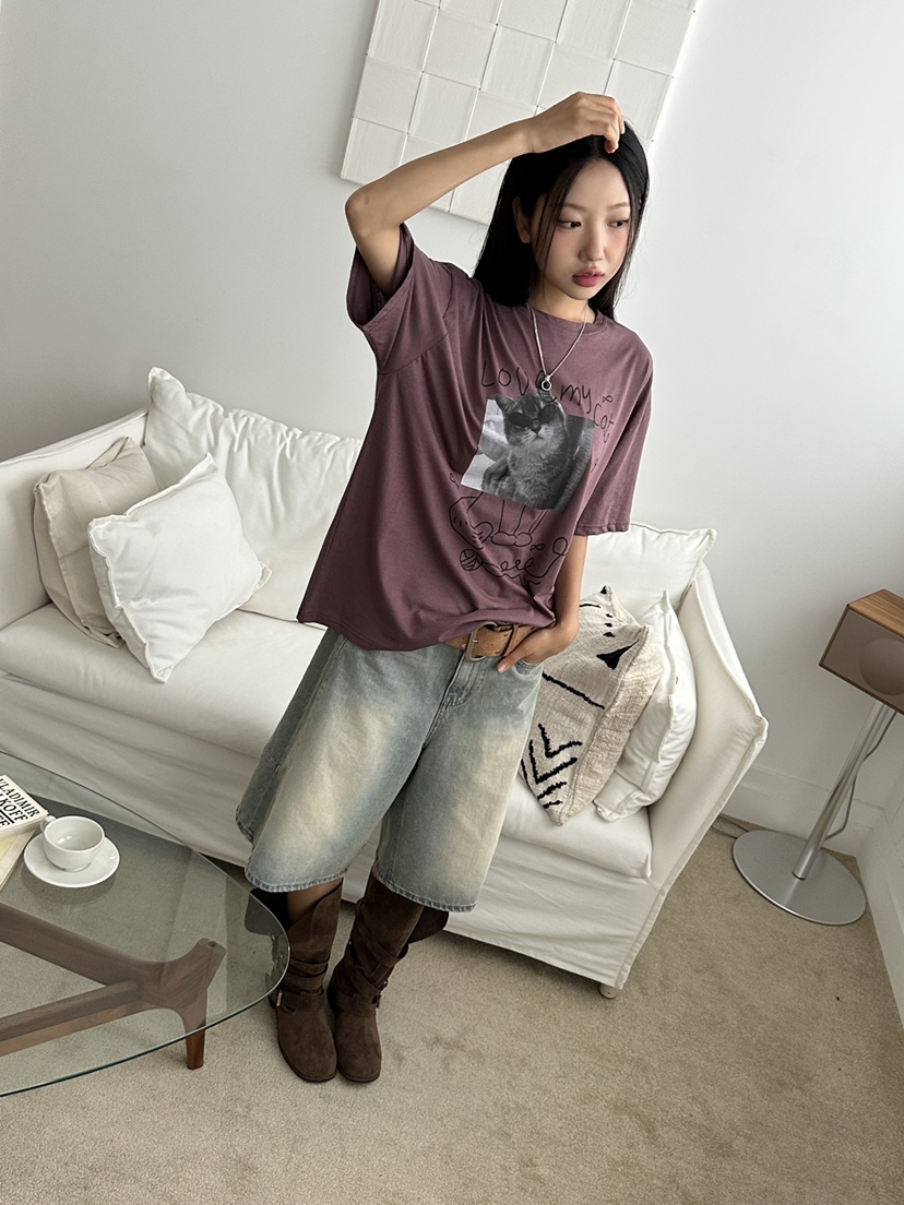 I MFACT東大門㊣實拍女士新款人氣時尚休閑熱賣職業25春夏T恤I MFACTT恤