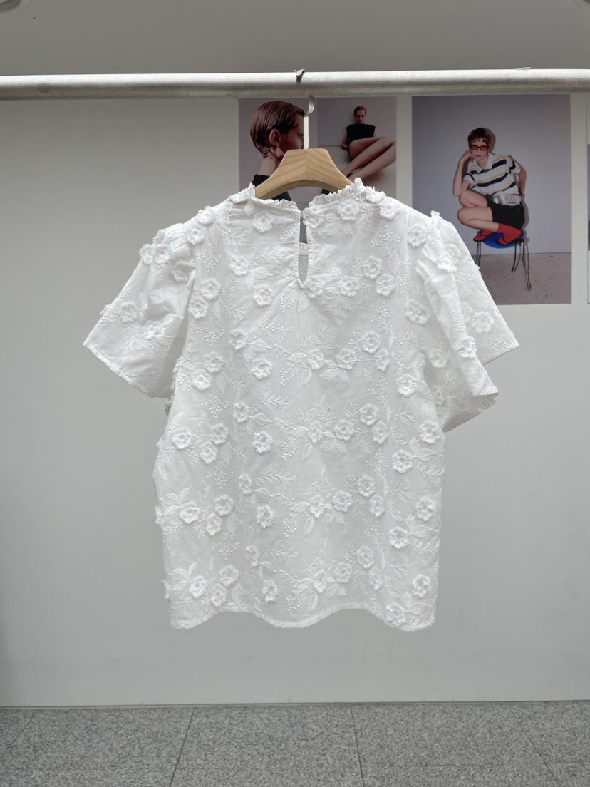 MADE-P韓國直郵㊣女裝新品推薦休閑職業時尚人氣襯衫蕾絲衫MADE-P襯衫/蕾絲衫