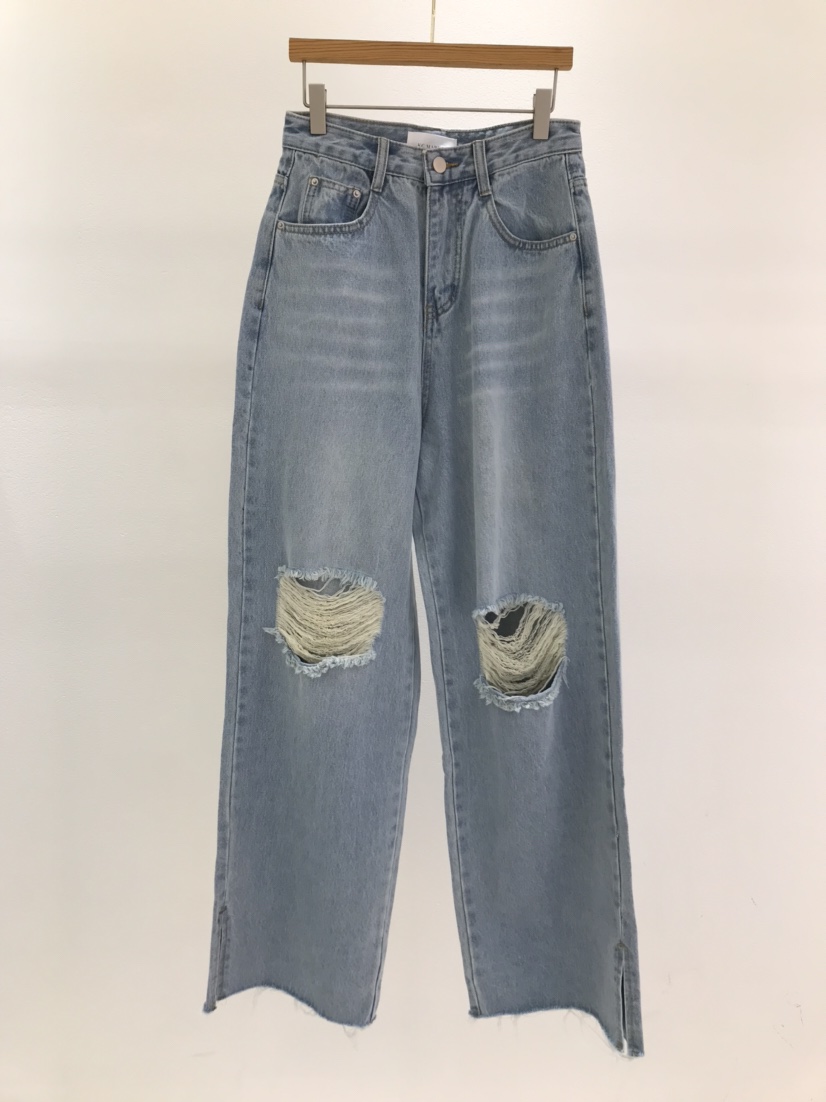 KC MARKET東大門㊣直郵女裝新品人氣熱賣時尚推薦職業牛仔褲KC MARKET牛仔褲圖色1