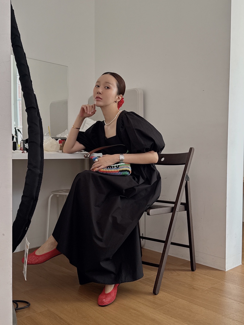 MADE-P韓國代購㊣女裝新款25春夏推薦時尚真品人氣熱賣連衣裙MADE-P連衣裙