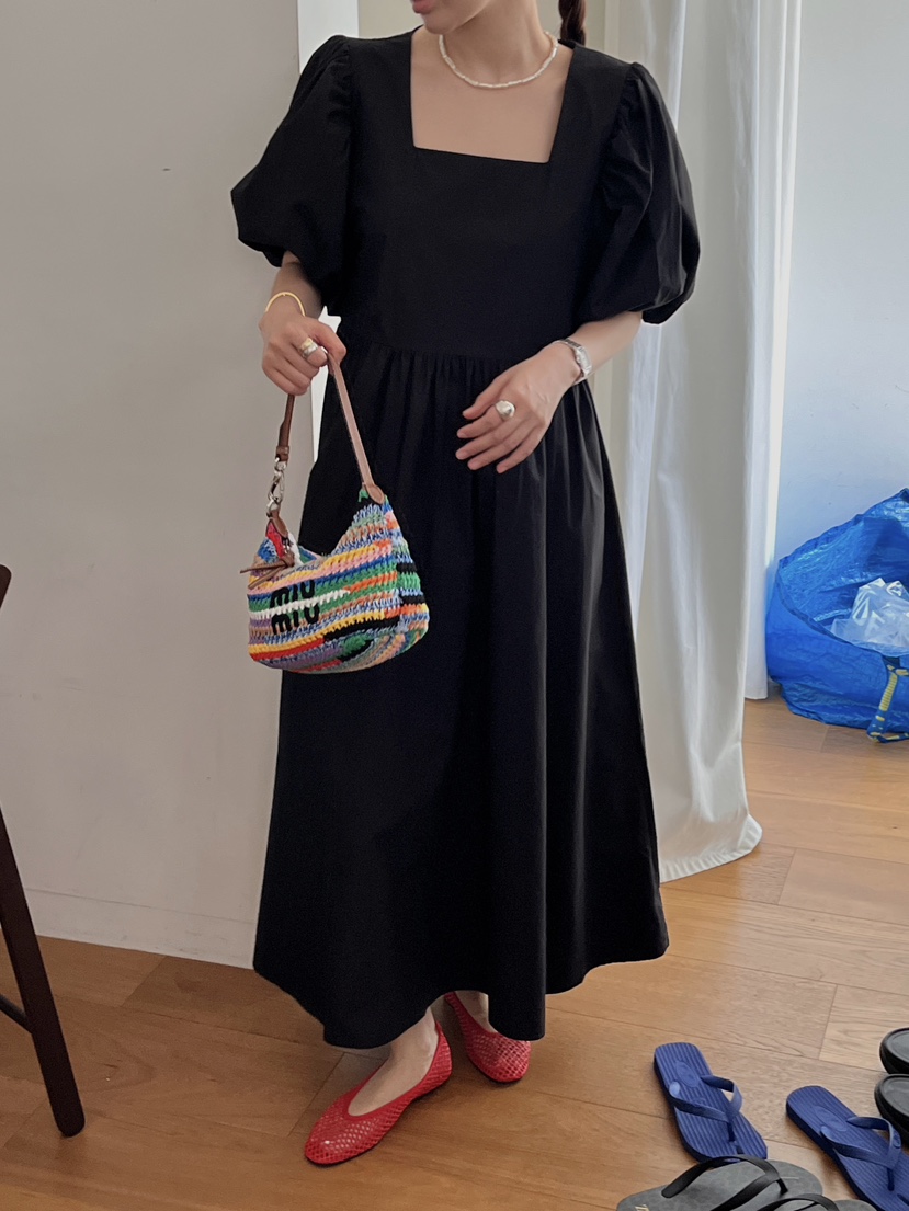 MADE-P韓國代購㊣女裝新款25春夏推薦時尚真品人氣熱賣連衣裙MADE-P連衣裙
