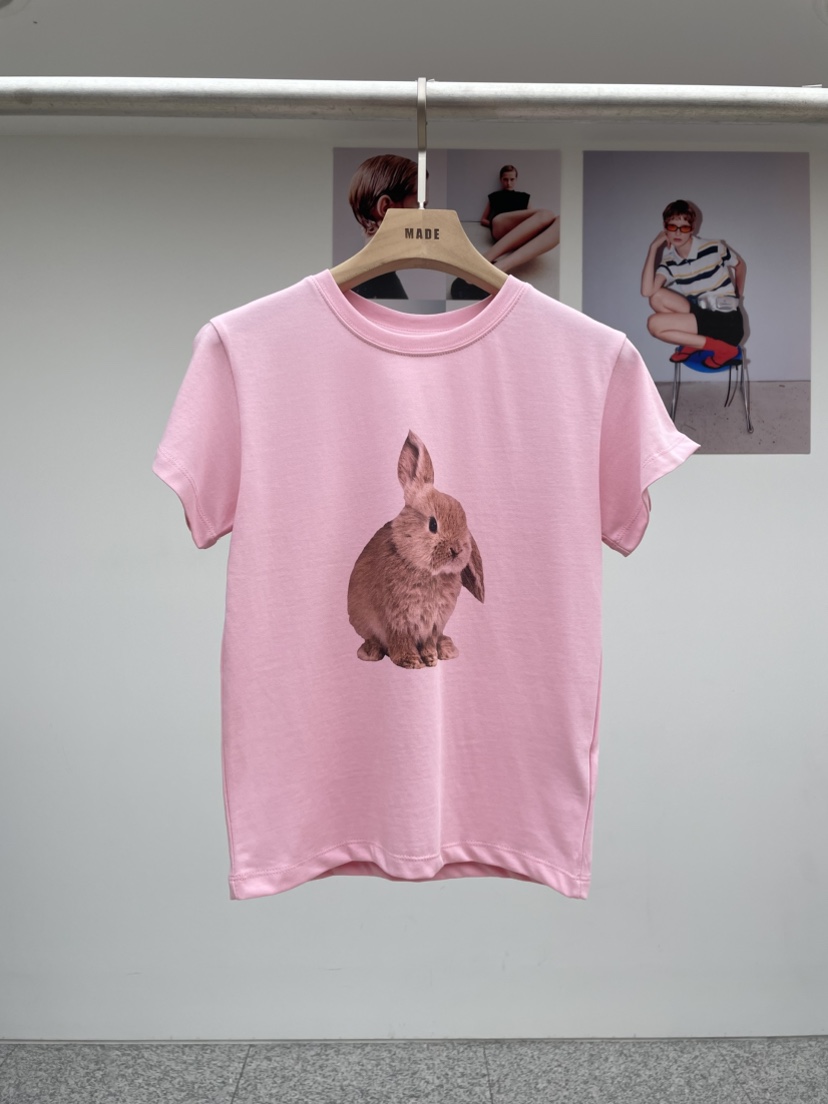 MADE-P東大門㊣代購女士新品熱賣職業時尚休閑推薦T恤兔子MADE-PT恤圖色2