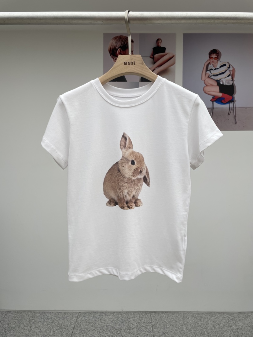 MADE-P東大門㊣代購女士新品熱賣職業時尚休閑推薦T恤兔子MADE-PT恤圖色3