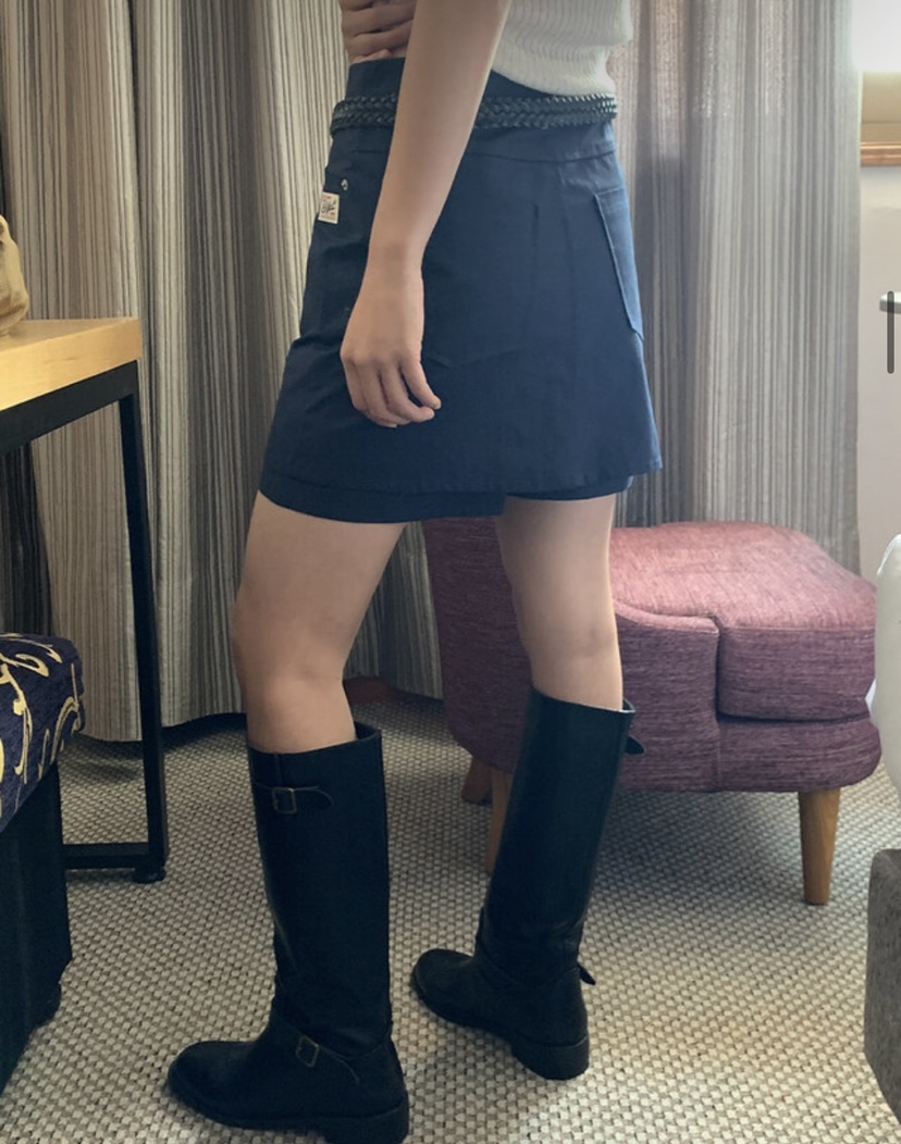 EOMPIT東大門㊣實拍女士新品人氣25春夏休閑推薦裙褲不含腰帶EOMPIT裙褲
