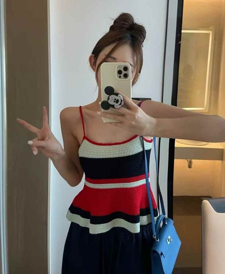 BOBBIE DOLL東大門㊣代購女裝新款熱賣25春夏推薦吊帶背心BOBBIE DOLL吊帶/背心圖色2