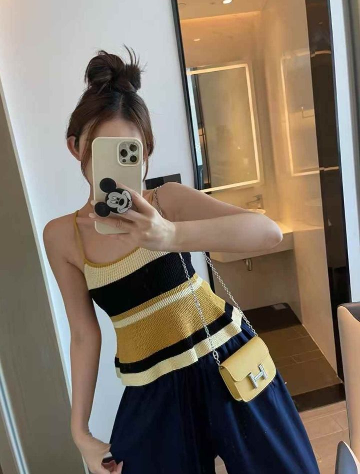 BOBBIE DOLL東大門㊣代購女裝新款熱賣25春夏推薦吊帶背心BOBBIE DOLL吊帶/背心圖色3