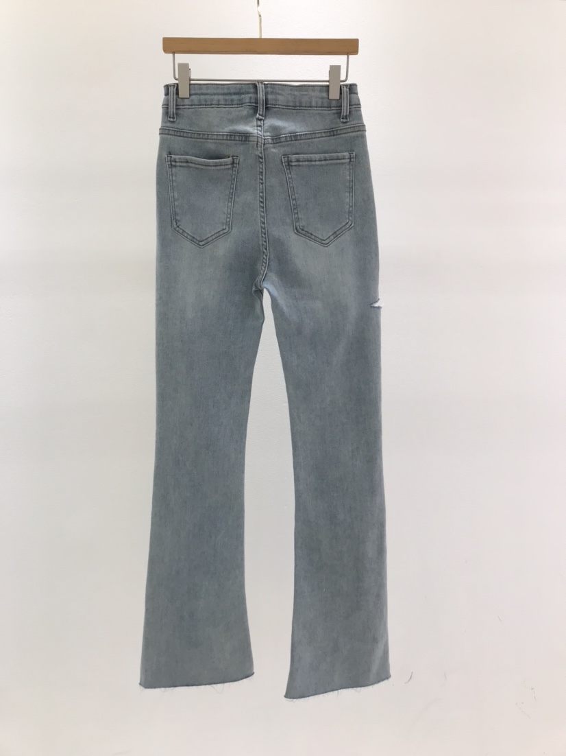 KC MARKET韓國代購㊣女裝新品休閑真品人氣25春夏熱賣牛仔褲KC MARKET牛仔褲