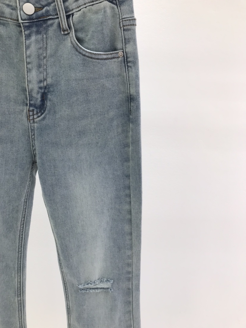 KC MARKET韓國代購㊣女裝新品休閑真品人氣25春夏熱賣牛仔褲KC MARKET牛仔褲