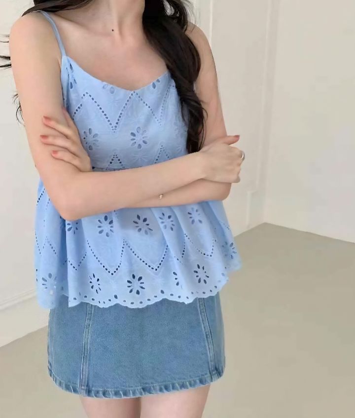 BOBBIE DOLL韓國直郵㊣女裝新品推薦25春夏職業熱賣吊帶背心BOBBIE DOLL吊帶/背心