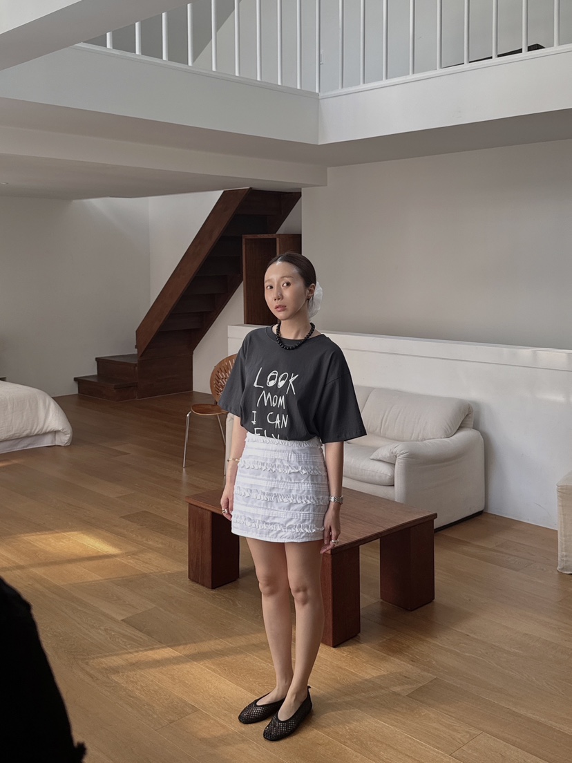 MADE-P韓國直郵㊣女裝新款25春夏人氣真品休閑時尚熱賣T恤MADE-PT恤