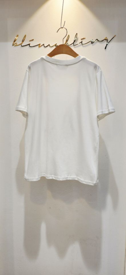 BLING BLING-S東大門㊣代購女士新品25春夏推薦職業休閑T恤BLING BLING-ST恤