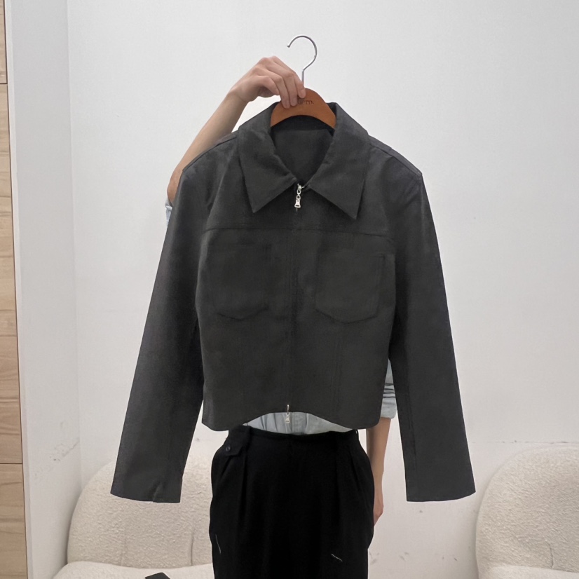DRESS ROOM東大門㊣代購女裝新款推薦熱賣真品人氣夾克皮革DRESS ROOM夾克