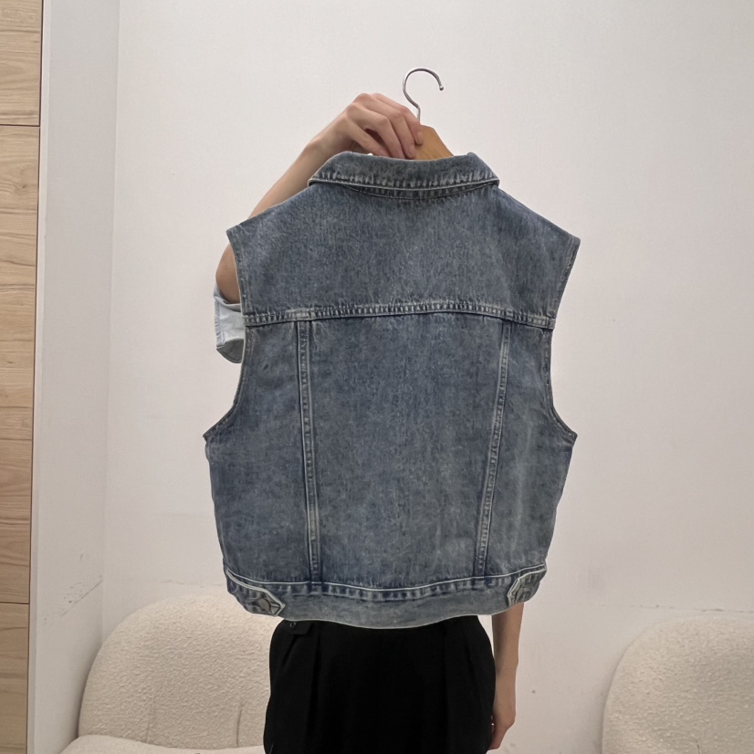 DRESS ROOM東大門㊣實拍女士新品時尚真品人氣休閑職業馬甲DRESS ROOM馬甲