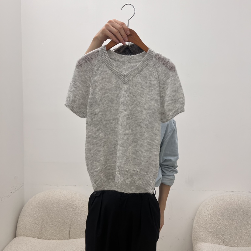 DRESS ROOM東大門㊣直郵女裝新款熱賣休閑人氣針織衫馬海毛DRESS ROOM針織衫