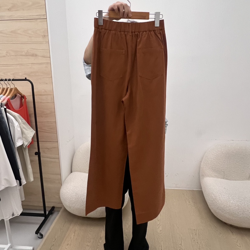 DRESS ROOM東大門㊣實拍女士新款推薦職業人氣25春夏休閑褲DRESS ROOM休閑褲