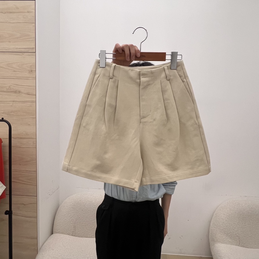 DRESS ROOM韓國代購㊣女士新品推薦人氣25春夏職業真品短褲DRESS ROOM短褲