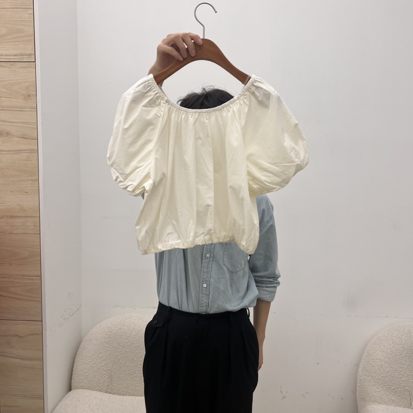 DRESS ROOM東大門㊣直郵女裝新款推薦熱賣人氣襯衫蕾絲衫露肩DRESS ROOM襯衫/蕾絲衫