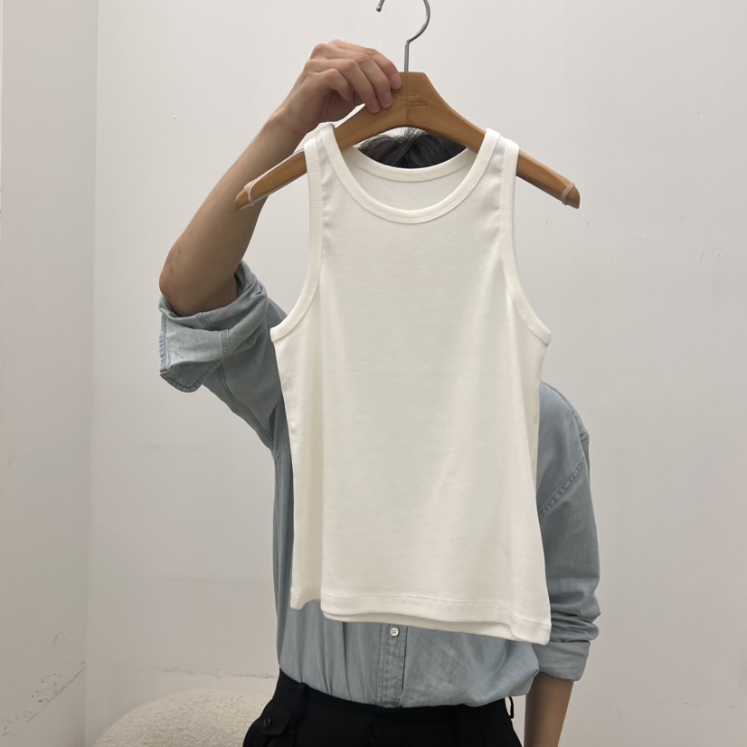 DRESS ROOM東大門㊣實拍女裝新品時尚真品休閑推薦吊帶背心DRESS ROOM吊帶/背心圖色3