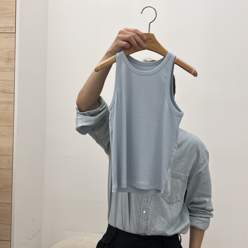 DRESS ROOM東大門㊣實拍女裝新品時尚真品休閑推薦吊帶背心DRESS ROOM吊帶/背心圖色6