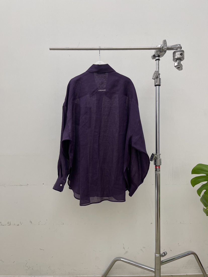 ATMOSPHERE東大門㊣直郵女士新品真品25春夏襯衫蕾絲衫亞麻ATMOSPHERE/BLING襯衫/蕾絲衫