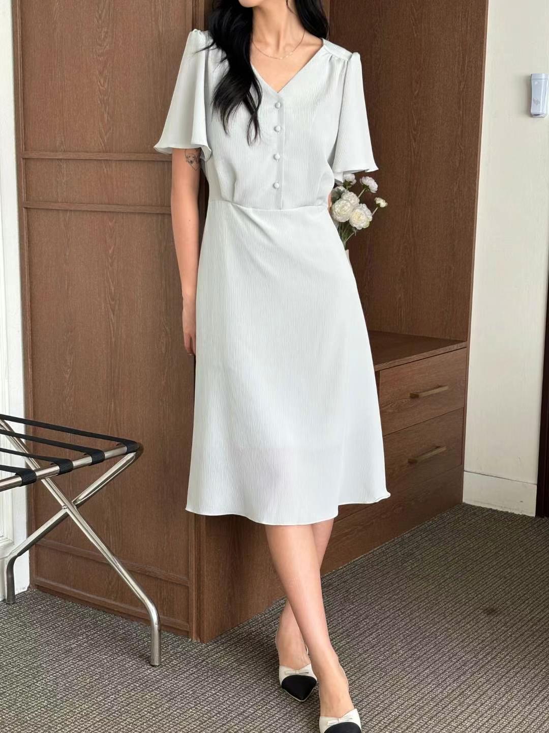 YANGPA韓國代購㊣女士新品推薦職業人氣休閑時尚真品連衣裙YANGPA連衣裙圖色2