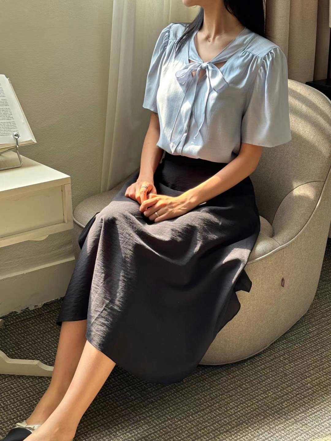 YANGPA東大門㊣代購女裝新品休閑真品25春夏推薦襯衫蕾絲衫YANGPA襯衫/蕾絲衫