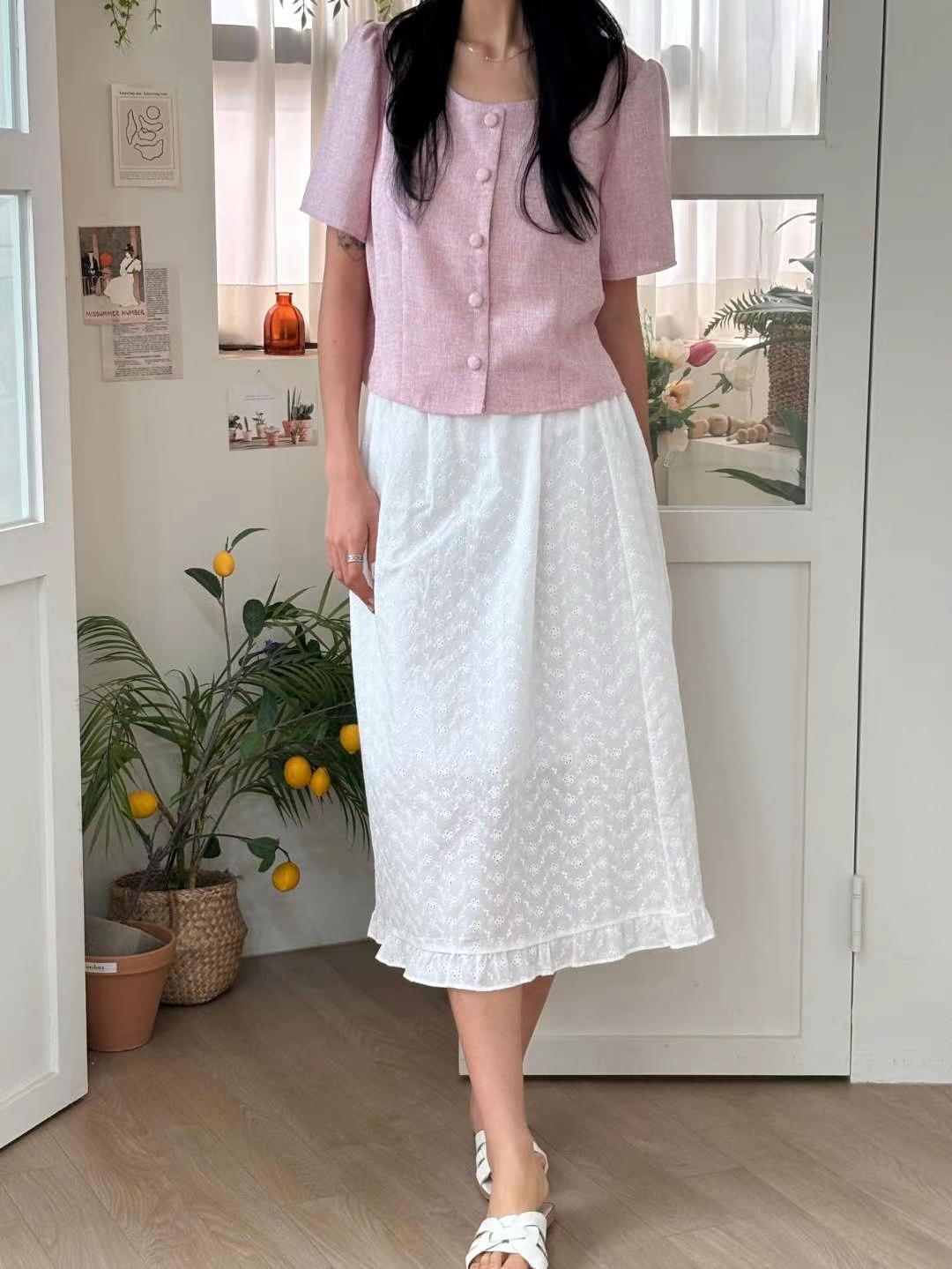 YANGPA東大門㊣代購女裝新款真品職業推薦時尚半身裙中短裙YANGPA半身裙/中短裙