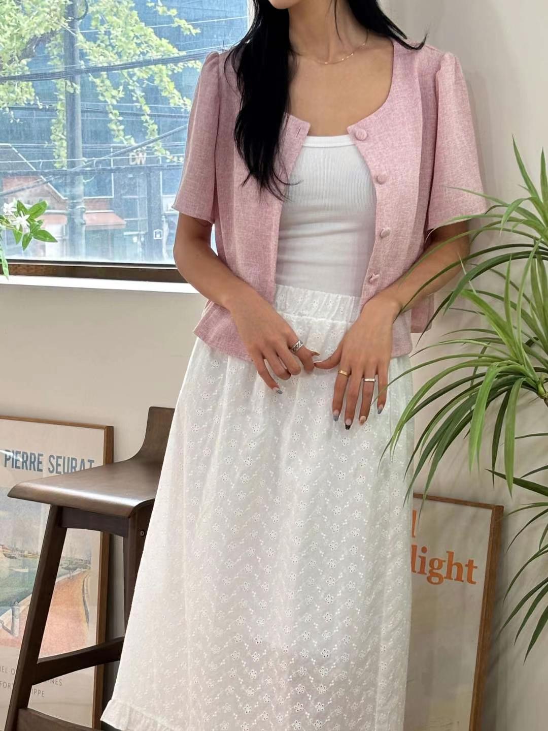YANGPA東大門㊣代購女裝新款休閑25春夏真品職業襯衫蕾絲衫YANGPA襯衫/蕾絲衫