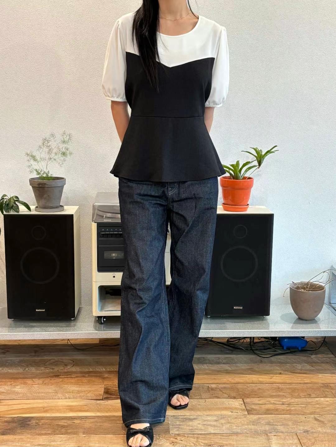 YANGPA韓國直郵㊣女裝新品時尚人氣職業25春夏休閑襯衫蕾絲衫YANGPA襯衫/蕾絲衫