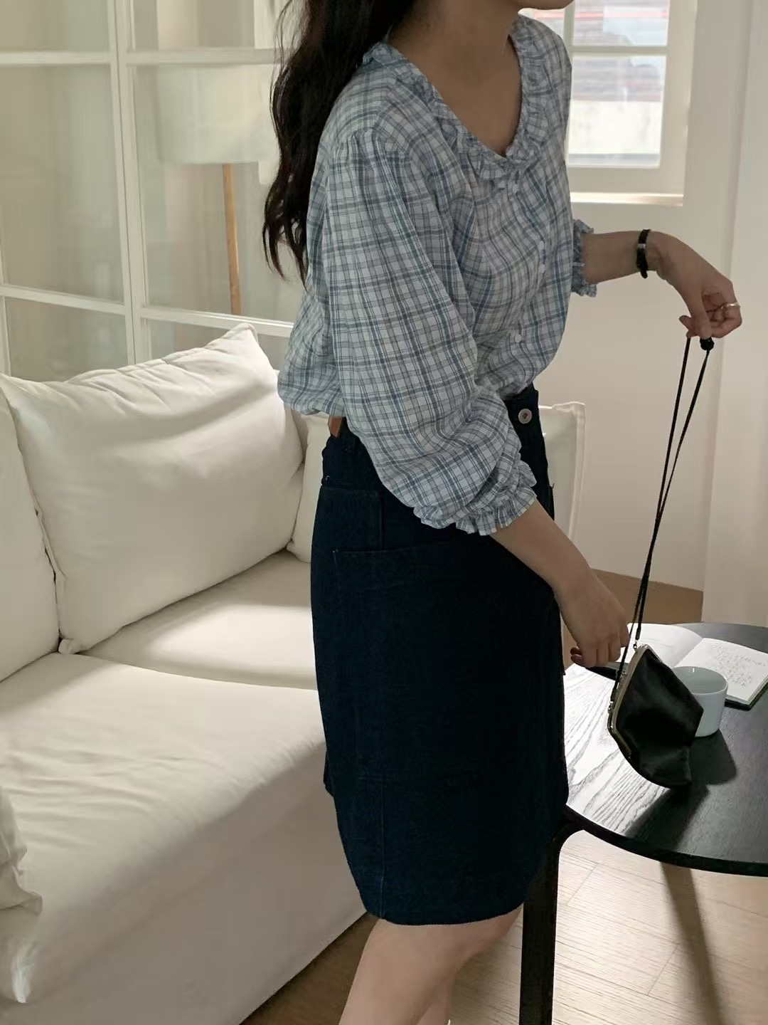 COMMA-콤마-T東大門㊣實拍女裝新款時尚真品推薦襯衫蕾絲衫COMMA襯衫/蕾絲衫