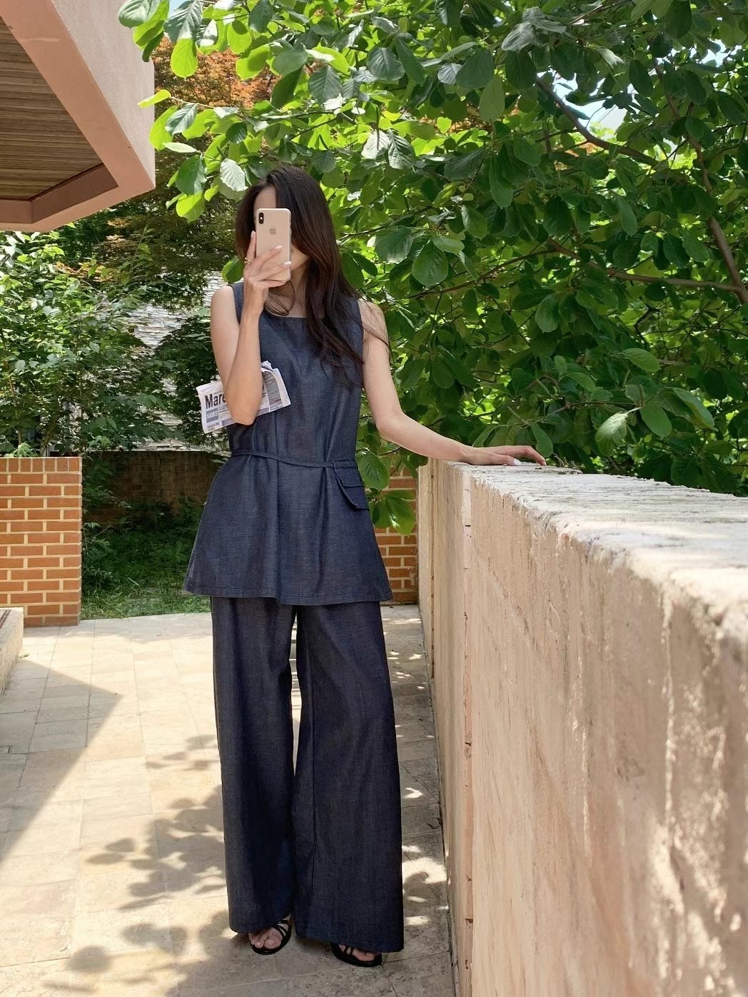 T.BLOSSOM東大門㊣直郵女裝新品熱賣人氣休閑25春夏套裝含小包T.BLOSSOM套裝