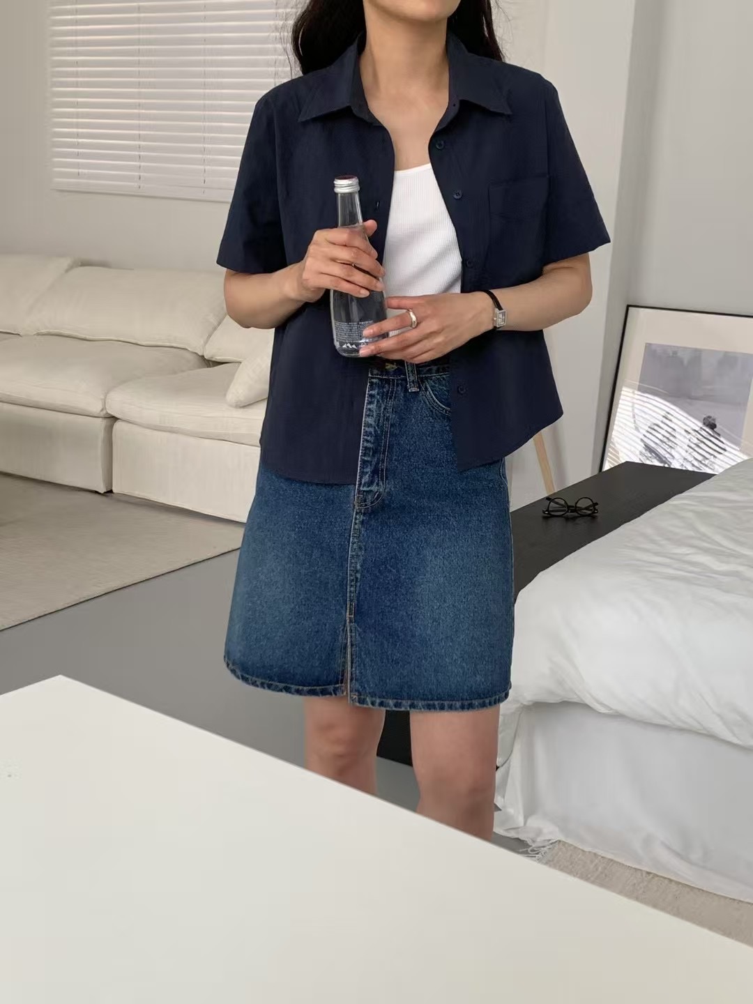 COMMA-콤마-T韓國直郵㊣女裝新款時尚推薦真品襯衫蕾絲衫COMMA襯衫/蕾絲衫