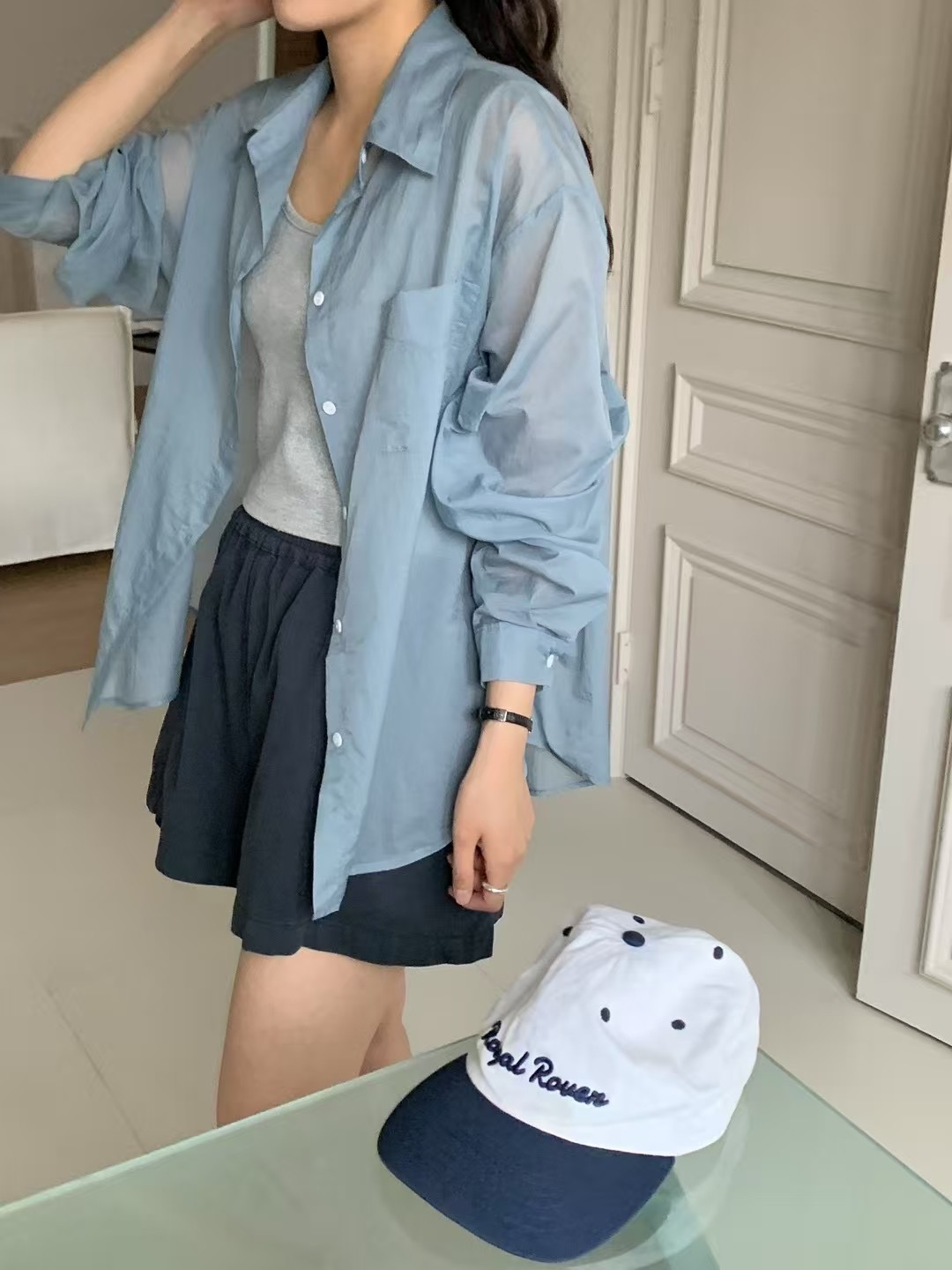 COMMA-콤마-T韓國直郵㊣女士新品25春夏推薦人氣襯衫蕾絲衫COMMA襯衫/蕾絲衫圖色3
