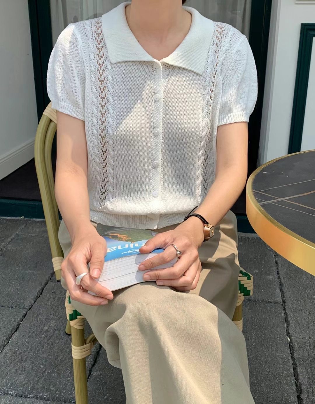T.BLOSSOM韓國直郵㊣女士新款休閑真品熱賣時尚職業針織衫T.BLOSSOM針織衫