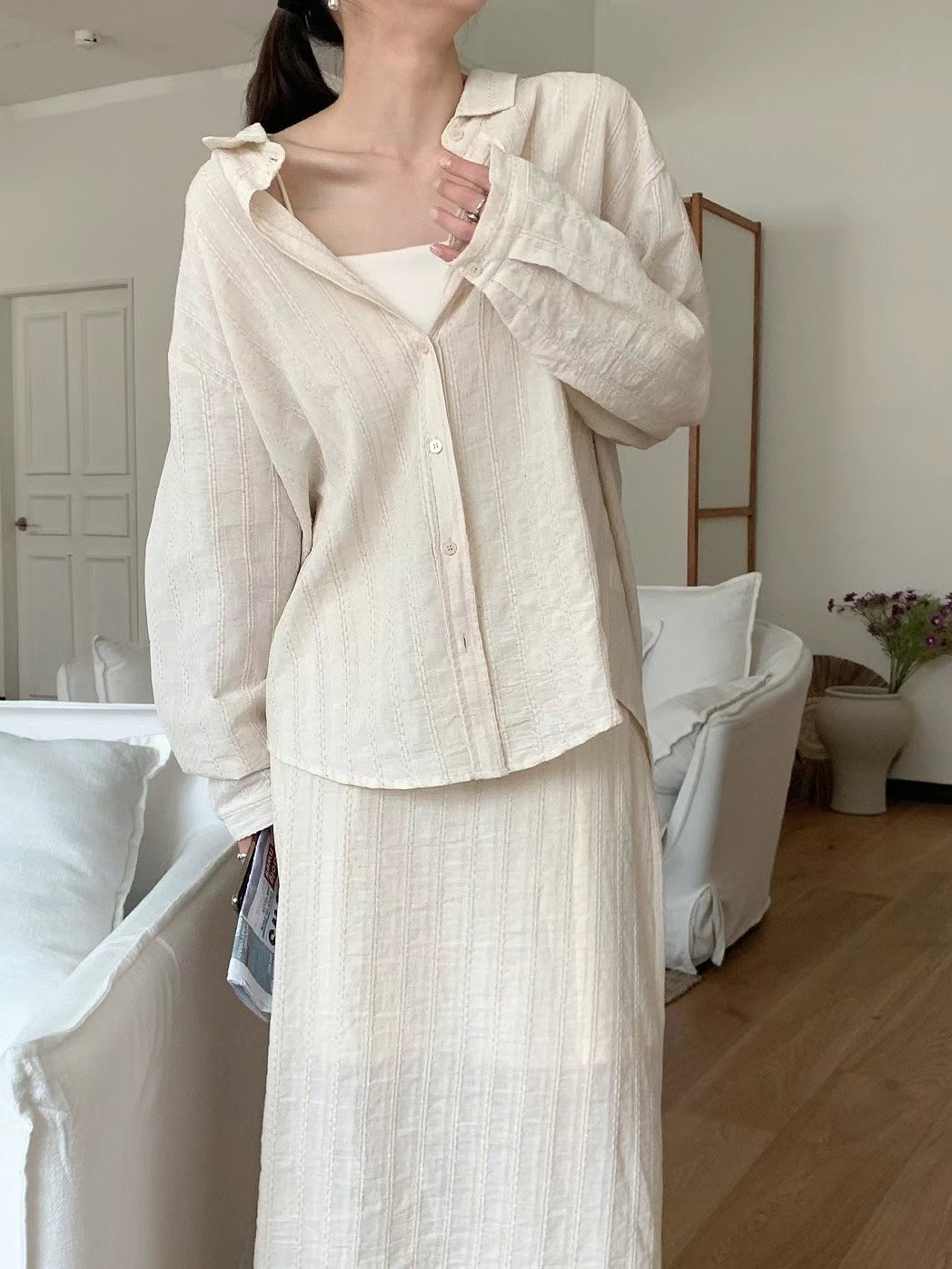 T.BLOSSOM韓國直郵㊣女裝新品人氣職業25春夏休閑推薦套裝T.BLOSSOM套裝
