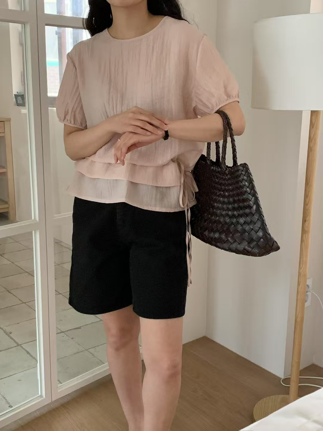 COMMA-콤마-T東大門㊣實拍女裝新款時尚熱賣職業襯衫蕾絲衫COMMA襯衫/蕾絲衫圖色2