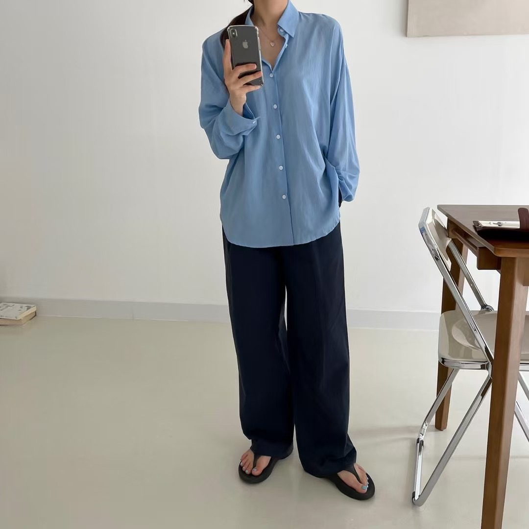 COMMA-콤마-T韓國直郵㊣女士新款推薦職業真品襯衫蕾絲衫COMMA襯衫/蕾絲衫