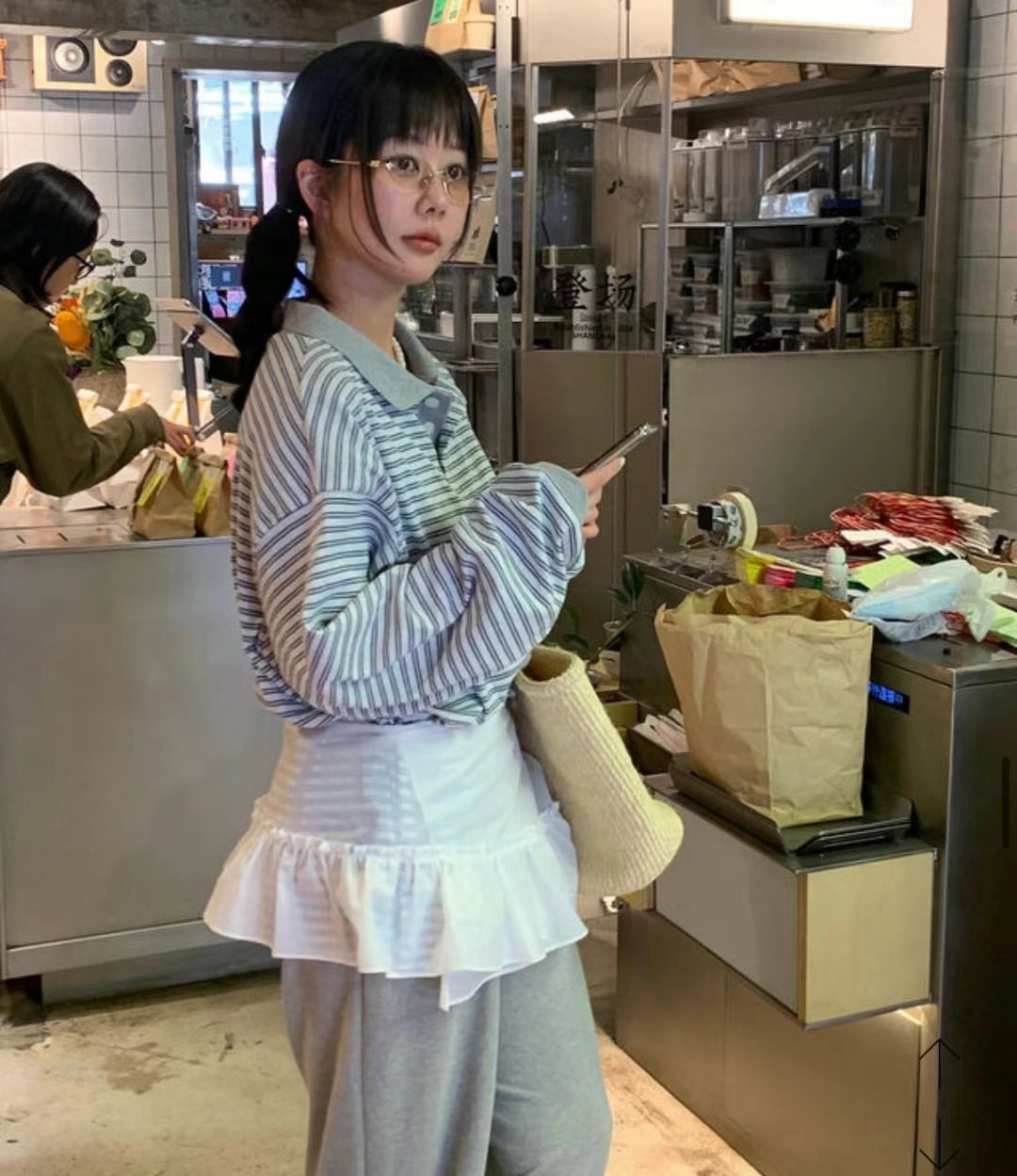 T.BLOSSOM韓國直郵㊣女裝新品真品人氣熱賣25春夏休閑短裙T.BLOSSOM短裙