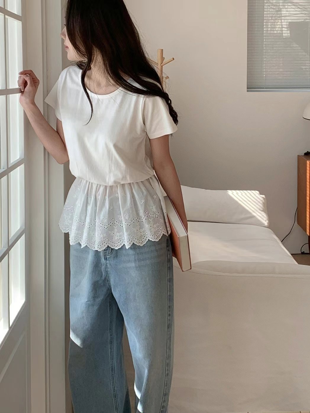 T.BLOSSOM韓國直郵㊣女士新款真品25春夏人氣職業休閑熱賣T恤T.BLOSSOMT恤