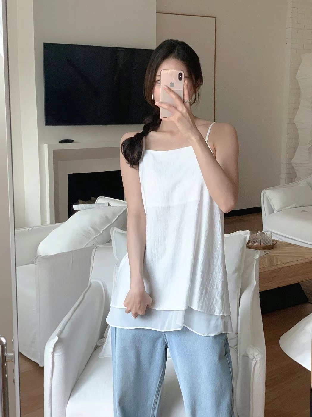 T.BLOSSOM韓國代購㊣女裝新品25春夏人氣休閑真品推薦連衣裙T.BLOSSOM連衣裙
