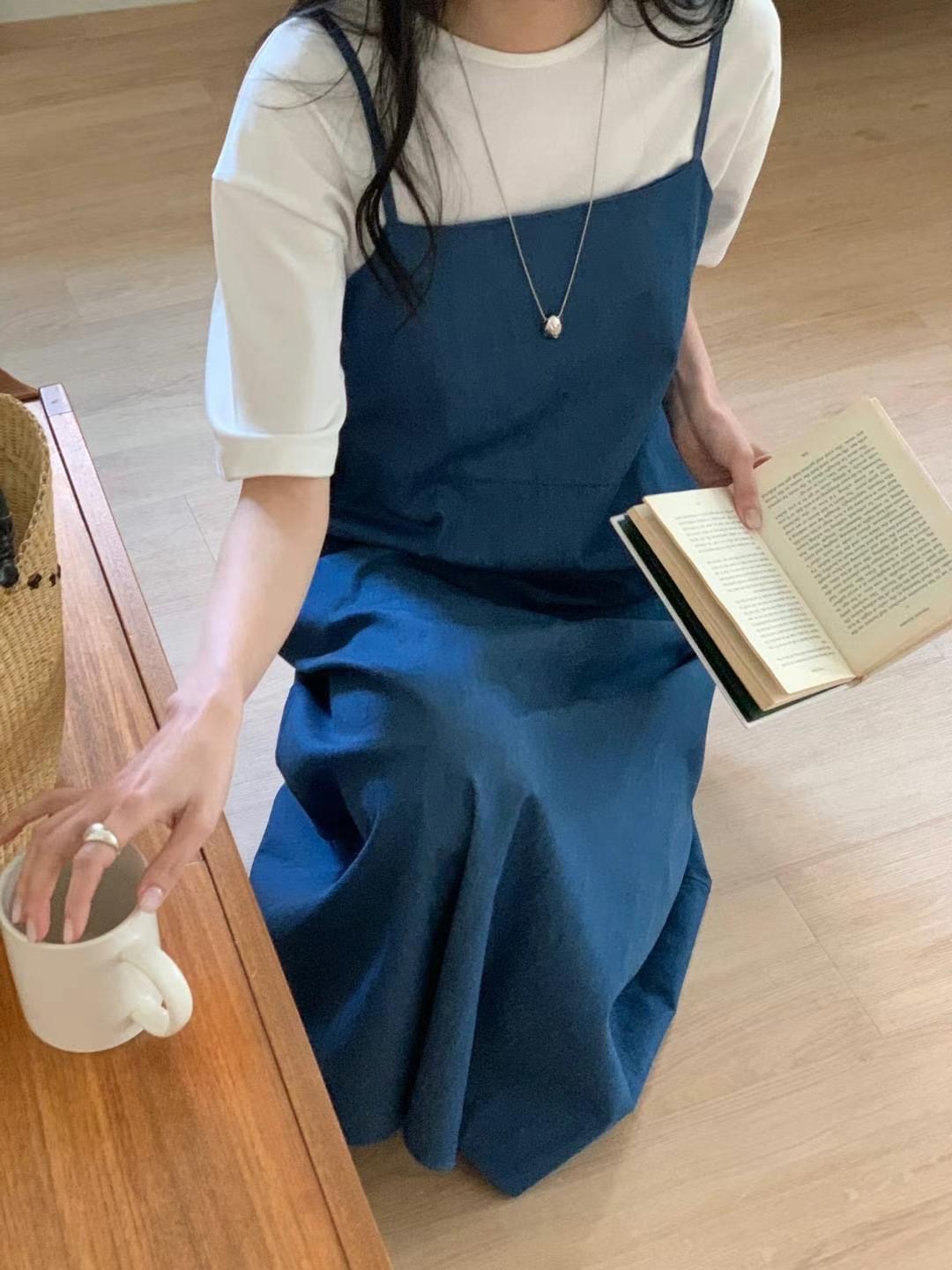 HACKER韓國代購㊣女裝新款25春夏休閑真品時尚推薦人氣連衣裙HACKER連衣裙