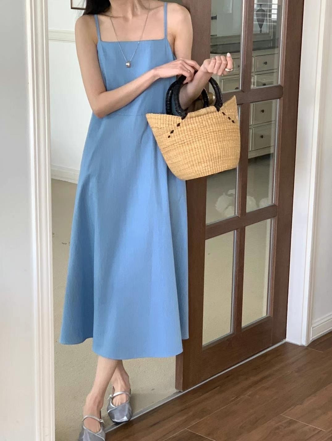 HACKER韓國代購㊣女裝新款25春夏休閑真品時尚推薦人氣連衣裙HACKER連衣裙