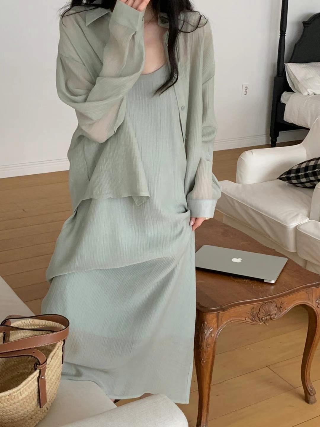 HACKER韓國直郵㊣女士新款25春夏時尚職業真品人氣套裝套裝HACKER套裝