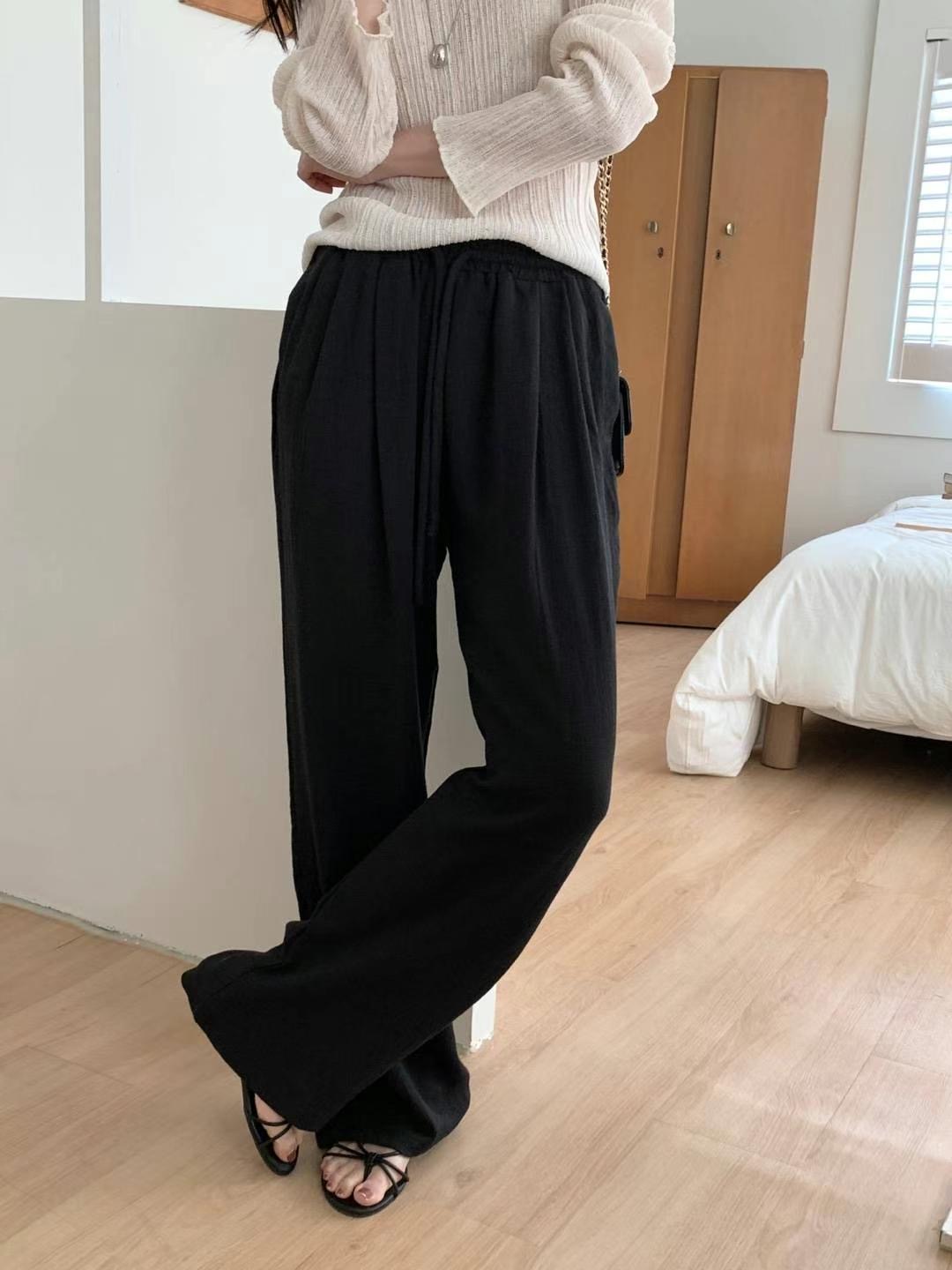 HACKER韓國代購㊣女裝新款熱賣休閑25春夏真品時尚人氣休閑褲HACKER休閑褲