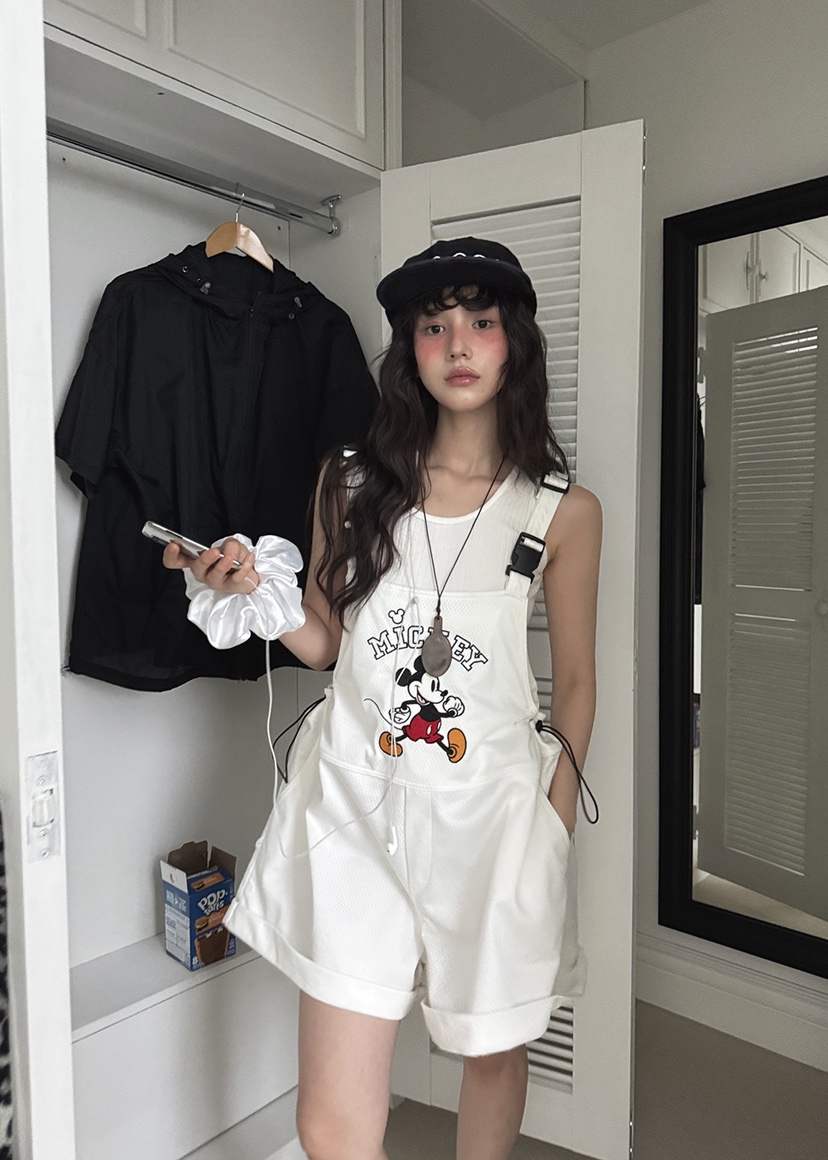 OURWAVE/OUR ROOM東大門㊣實拍女裝新款熱賣推薦時尚背帶褲Our Wave/Our Room背帶褲