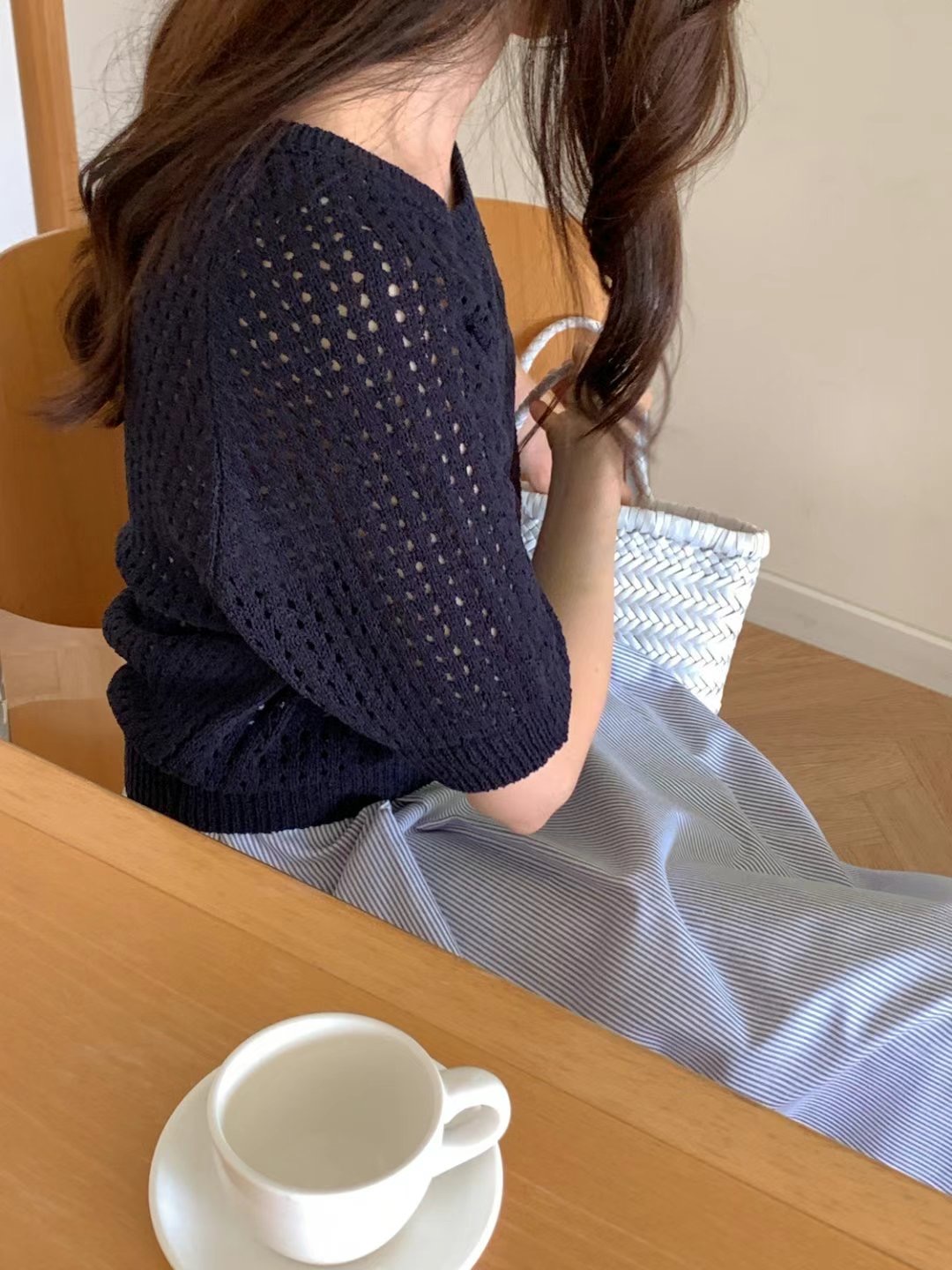 SUNDAY韓國直郵㊣女裝新款休閑熱賣職業推薦人氣25春夏針織衫SUNDAY針織衫